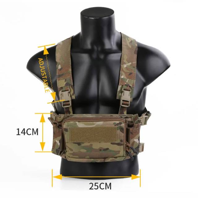 Emersongear D3CR Micro Chest Rig 500D, Coyote
