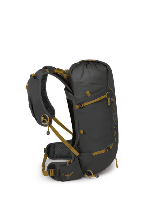 OSPREY TALON VELOCITY 20 pohodniški nahrbtnik, temno oglje siva/drsteni rumena