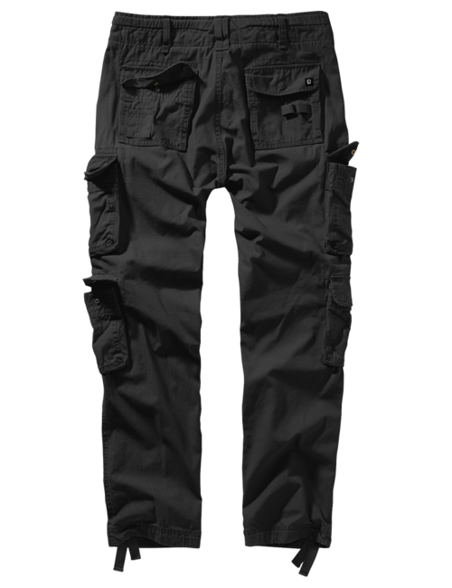 Brandit Pure Slim Fit črne hlače