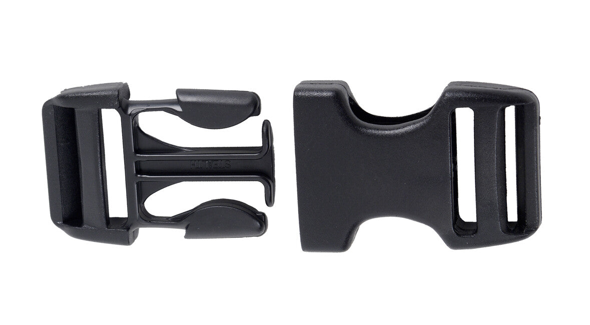 BasicNature Double Carabiner 25 mm 10 pcs