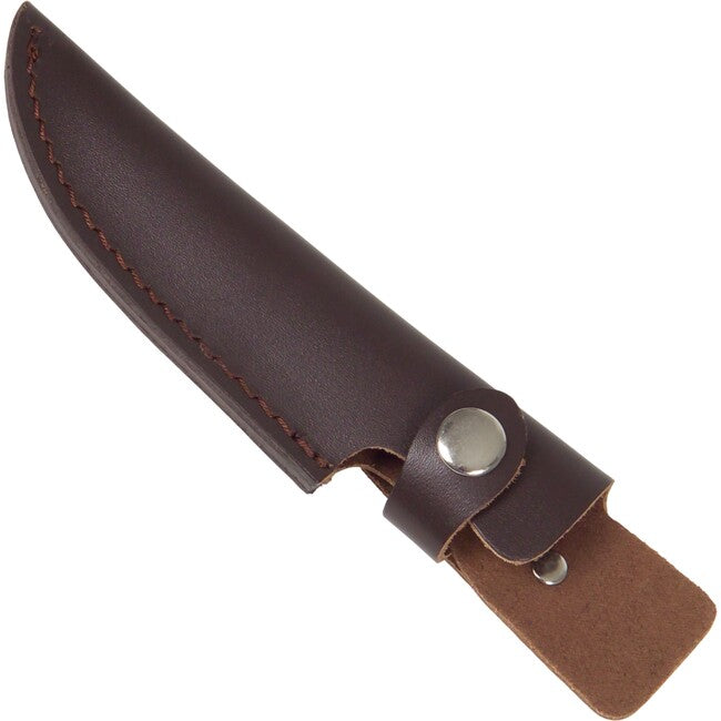 Haller Jagd nož s fiksnim rezilom 110 mm, Wurzelholz, Lederscheide