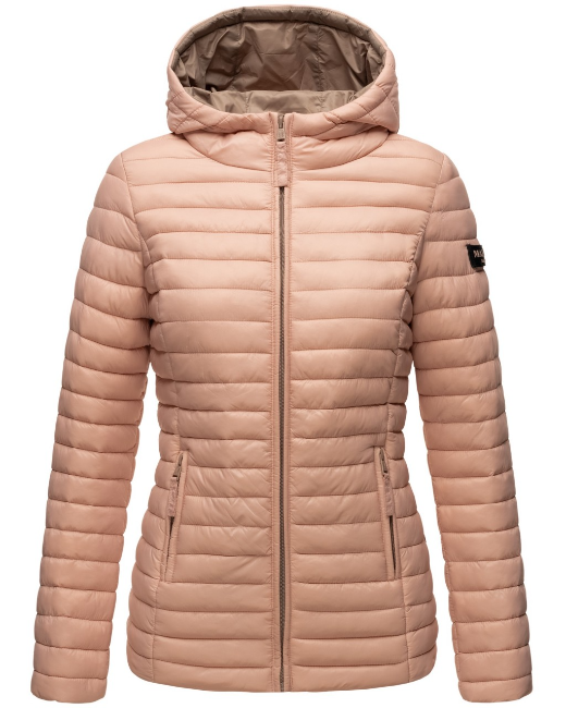 Marikoo ASRAA women's transitional jacket with hood, pink