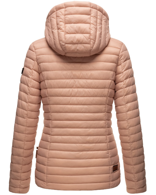 Marikoo ASRAA women's transitional jacket with hood, pink