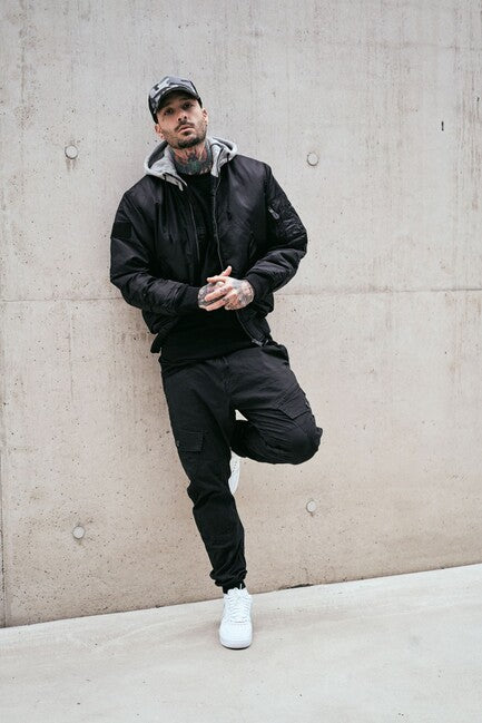 Brandit MA1 hooded bomber jakna