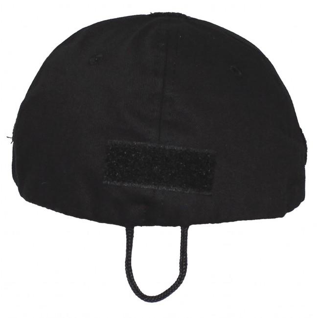 MFH Operations kapa s Velcro paneli, črna
