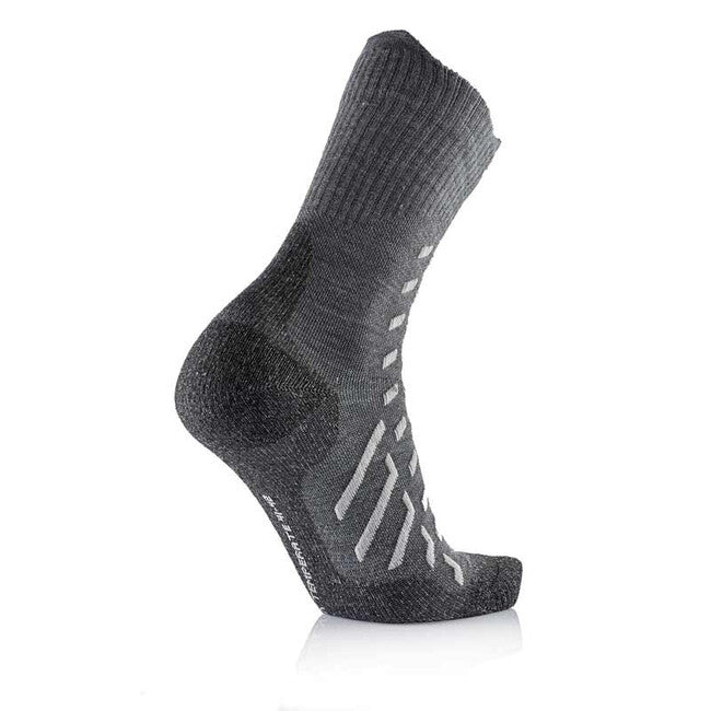 Therm-ic Women's Hiking Socks, Grey/Light Grey