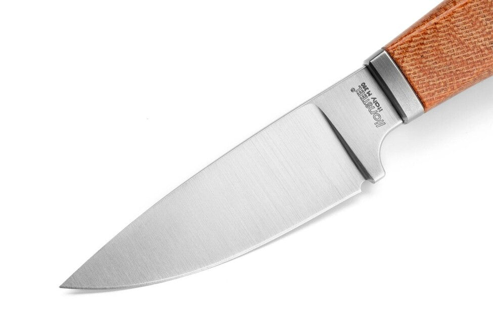 Lionsteel WILLY WL1 nož s fiksnim rezilom z ročajem iz micarta CVN