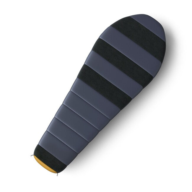 HUSKY Dexter Short Winter Sleeping Bag -15°C, Navy Blue/Orange