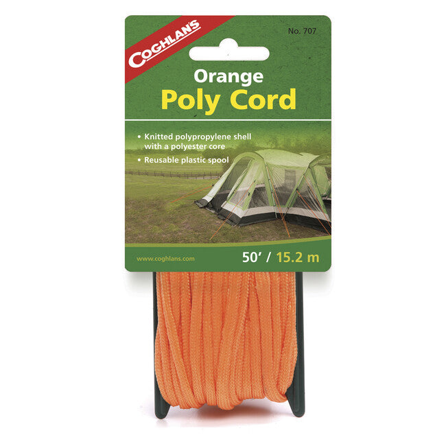 Coghlans Nylon vrv 6 mm, 15 m, oranžna