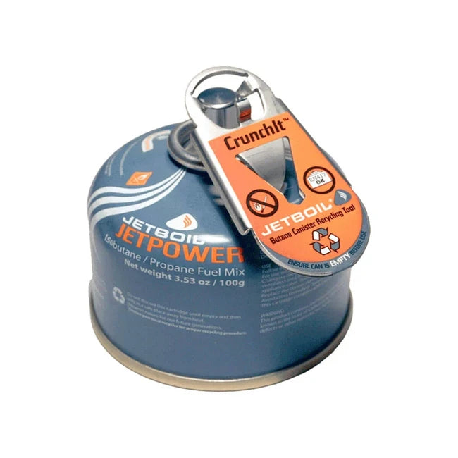 Jetboil CrunchIt™ Fuel Canister Recycling Tool orodje za zabadanje praznih kartuš
