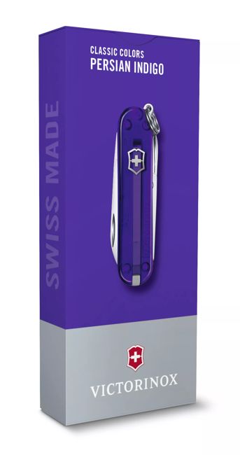 Victorinox Classic SD Pocket Knife, Transparent Purple
