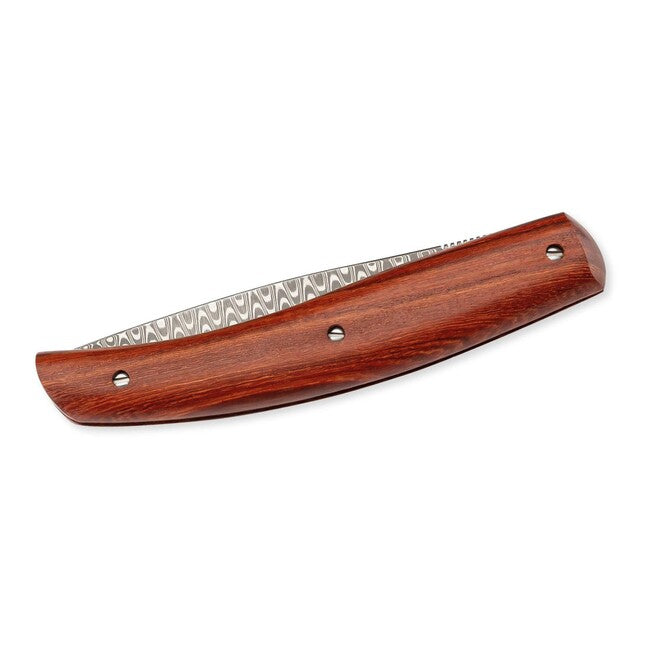 Herbertz Damast Sandel žepni nož 8,5cm, rjava