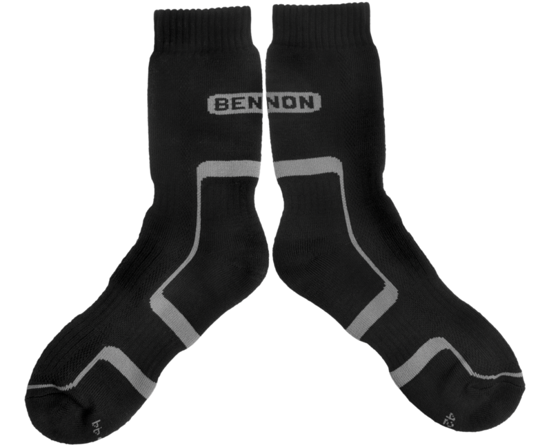 BENNON TREK SOCK pohodniške nogavice, črna/siva