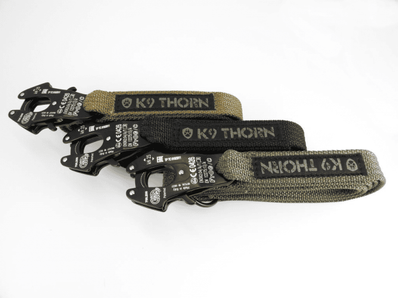 Kong Frog K9 Thorn Διπλό Λουρί με 2 Χειρολαβές 100cm, Μαύρο