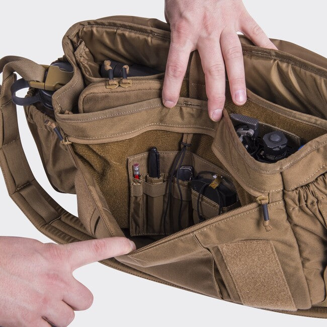 Helikon-Tex URBAN τσάντα ώμου Cordura, Μαύρο, Medium