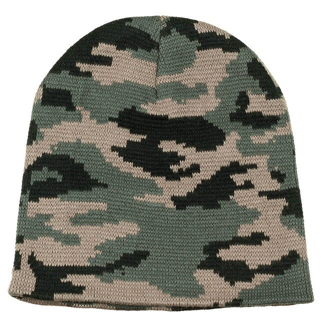 MFH Beanie pletena kučma, Woodland