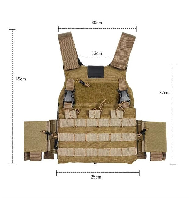 DRAGOWA Tactical Lightning Vest, Grey