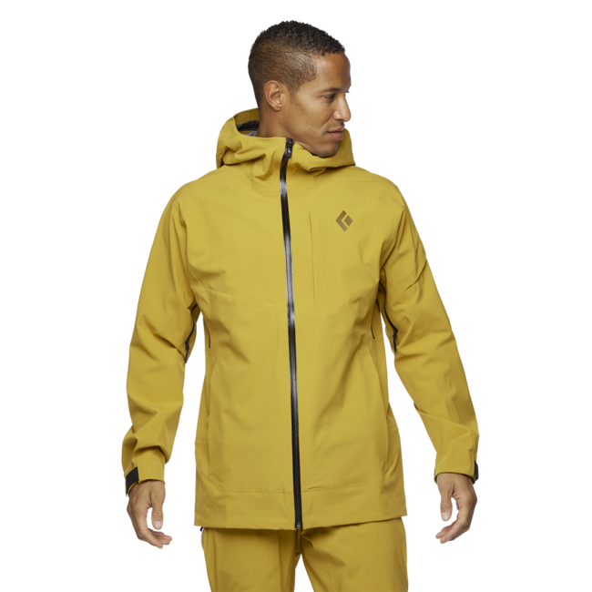 Black Diamond Recon Stretch Ski Shell smučarska jakna, moška, jantarna