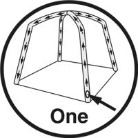 Outwell Air Shelter naglavna podpora