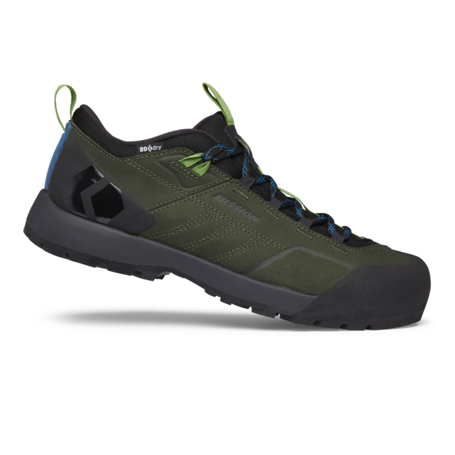 Black Diamond Mission Low Approach usnjeni čevlji moški Waterproof, cyzass-black