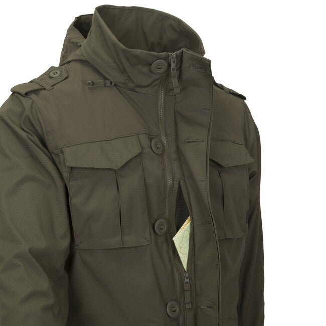 Helikon-Tex Covert M-65 jakna, rjava / črna