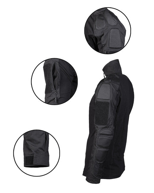 Mil-Tec CHIMERA majica taktična z dolgimi rokavi, črna