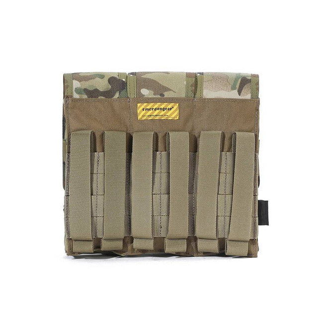 Emersongear Battlefield Τριπλή Θήκη Περιοδικών 7.62 500D, Μαύρο