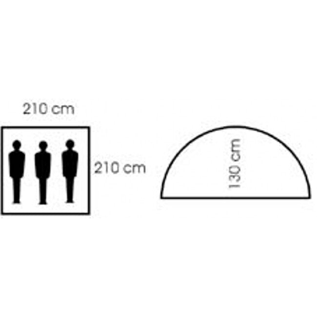 MFH Monodom 3-Person Tent, M 95 CZ Camo
