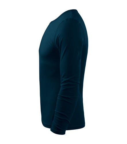 Malfini Fit-T majica z dolgimi rokavi 160g/m2, temno modra