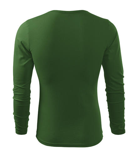 Malfini Fit-T majica z dolgimi rokavi 160g/m2, zelena