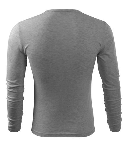 Malfini Fit-T majica z dolgimi rokavi 160g/m2, siva