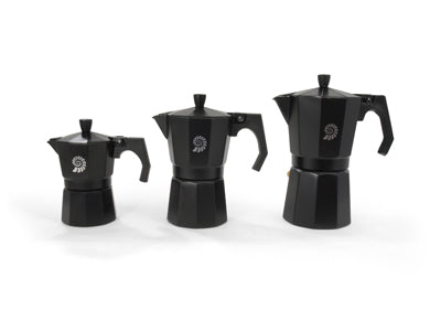 Origin Outdoors Espresso Καφετιέρα 3 Φλιτζανιών, Μαύρο
