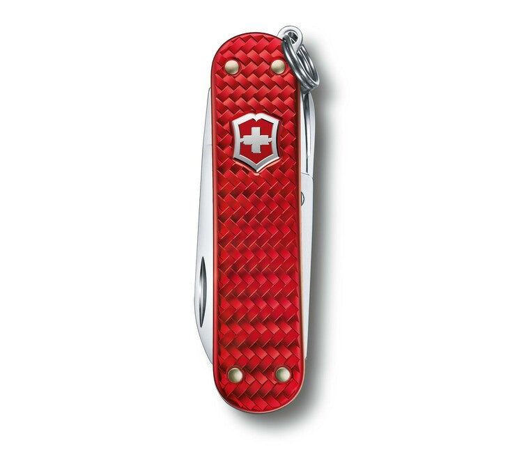 Victorinox Classic SD Precious Alox Iconic Red večnamenski nož 58mm, rdeča