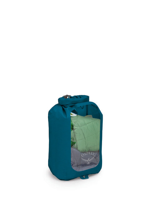 OSPREY DRY SACK 12 W/WINDOW nepromočljiva vrečka, waterfront blue