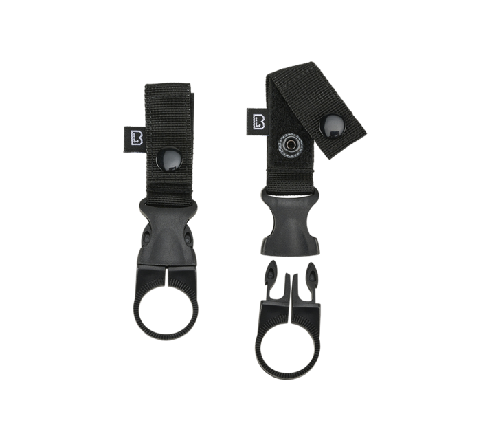 Brandit MOLLE Bottle Holder 2 Pack, Black
