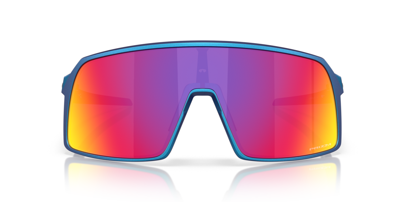 Oakley SUTRO sončna očala s okvirjem Matte Cyan/Blue Colorshift in stekli Prizm Road, Steel