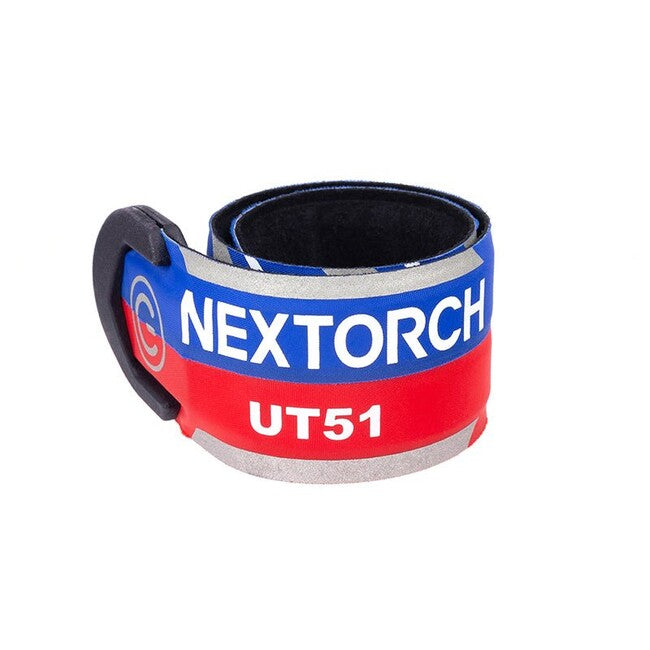 NexTorch® UT51 utripajoča varnostna trak, rdeče-modra