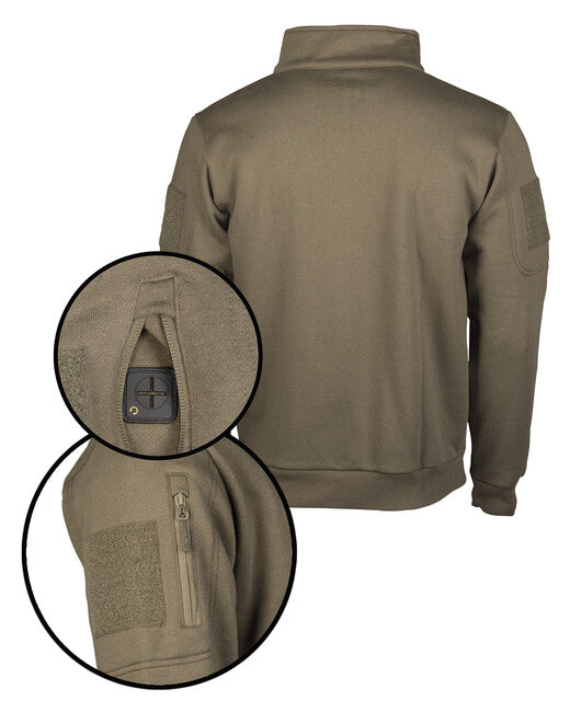 Mil-Tec pulover taktični brez kapuce, ranger green