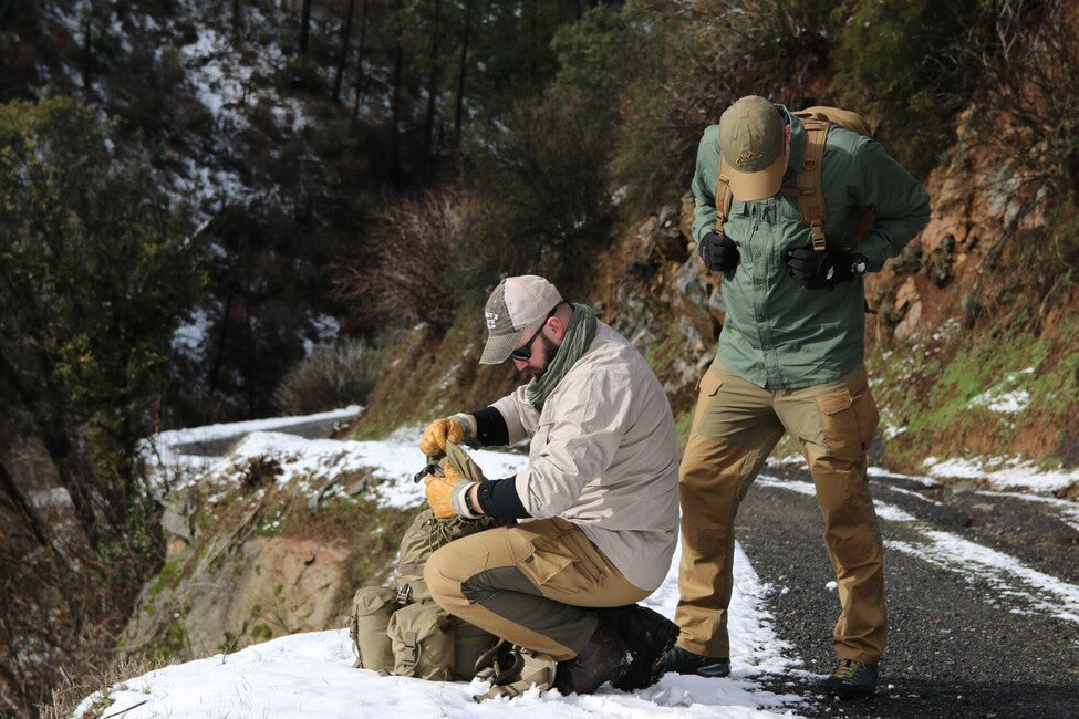 Helikon-Tex Καπέλο PolyCotton Ripstop με λογότυπο, Olive Green / Adaptive