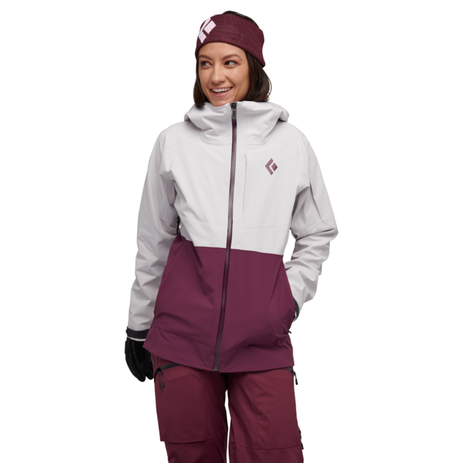 Black Diamond Recon Stretch Ski Shell smučarska jakna, ledeno rožnata-marelična