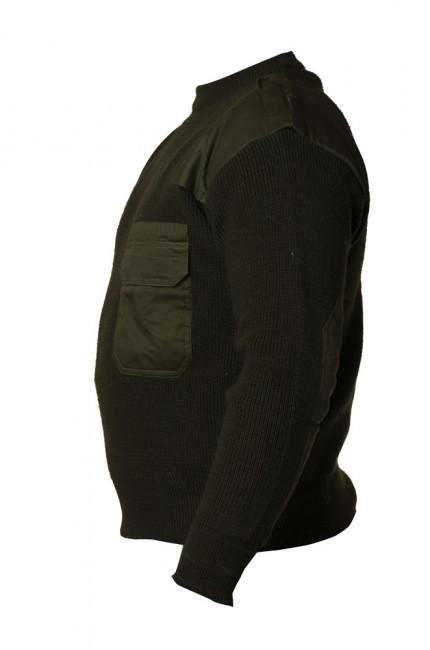O&T BW security pulover, olivno zelen