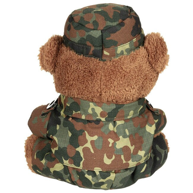 MFH Medvedek v uniforme, BW camo, cca 28 cm