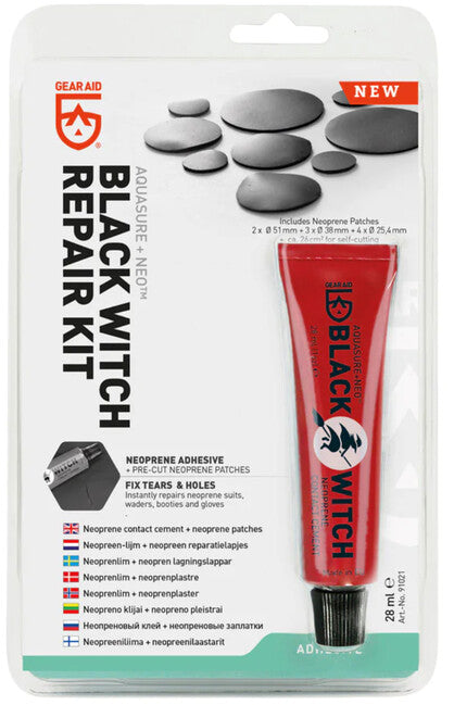 Gear Aid Aquasure +Neo Black Witch GearAid komplet neoprenskega lepila, 28 ml