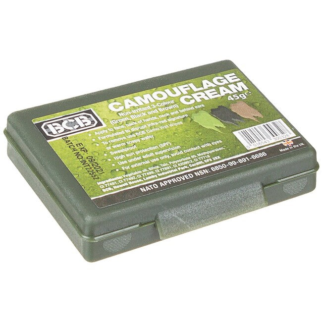 MFH GB Camo Face Paint s ogledalom, 3 barve, 45 g