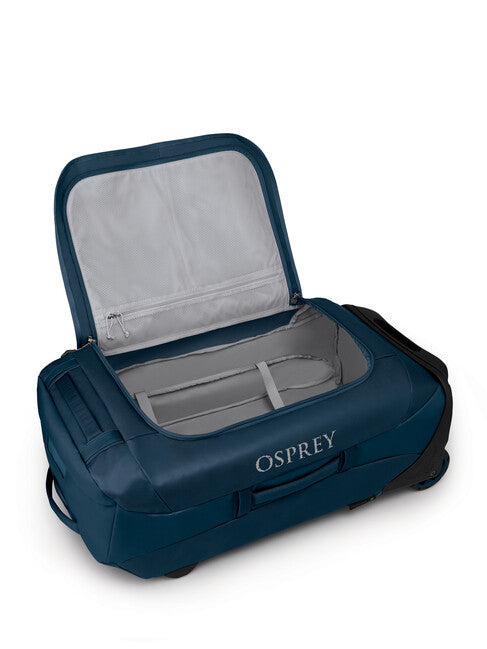 OSPREY ROLLING TRANSPORTER 90 potovalna torba na kolesih, mornarsko modra