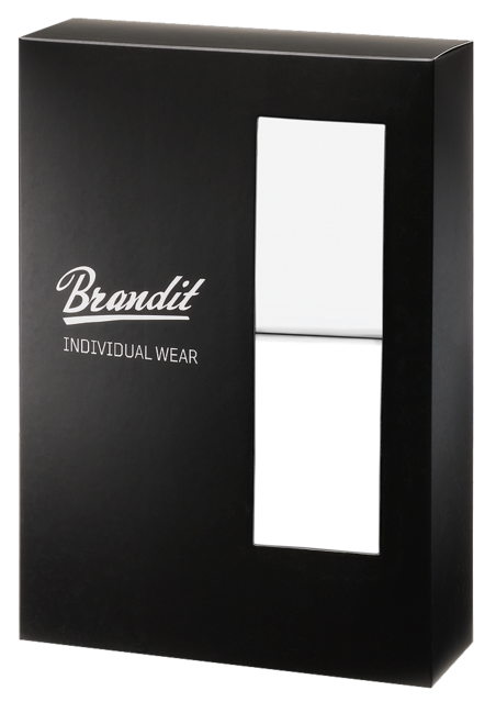 Brandit boksarke s logotipom 2kos, bela-bela