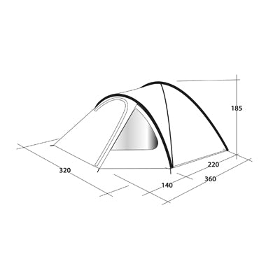 Outwell Cloud Tent 5-Person