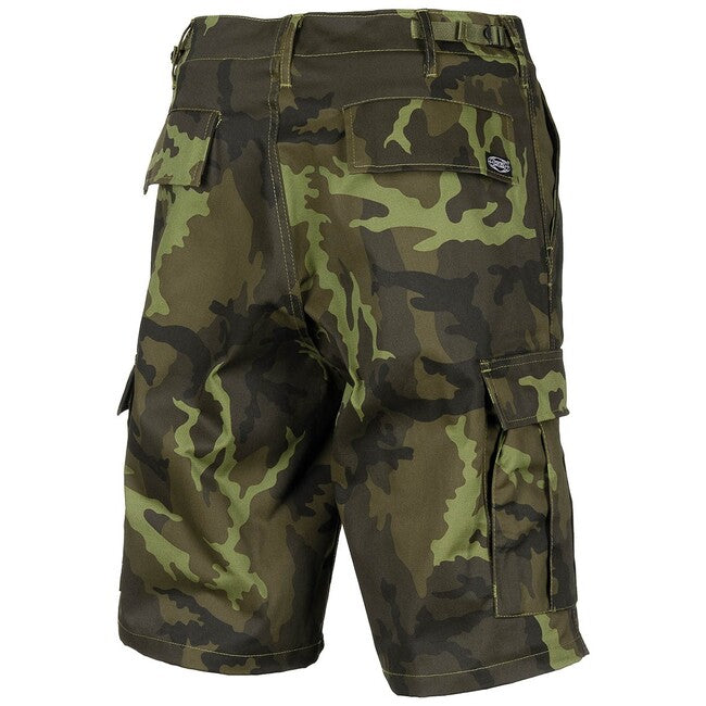 MFH American BDU Shorts Rip-Stop with Pockets, M95 CZ Camo