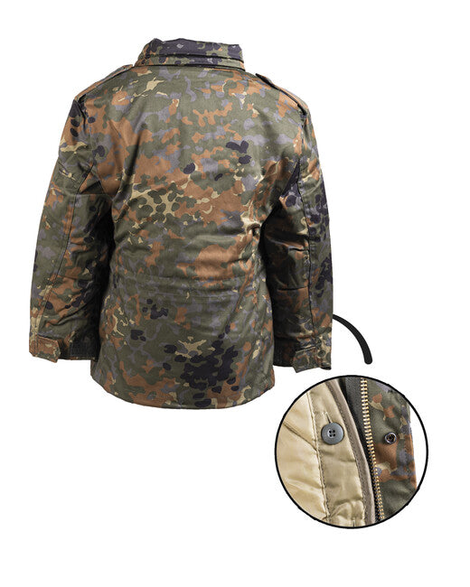 Mil-Tec M65 jakna US otroški s termo vložkom, flecktarn