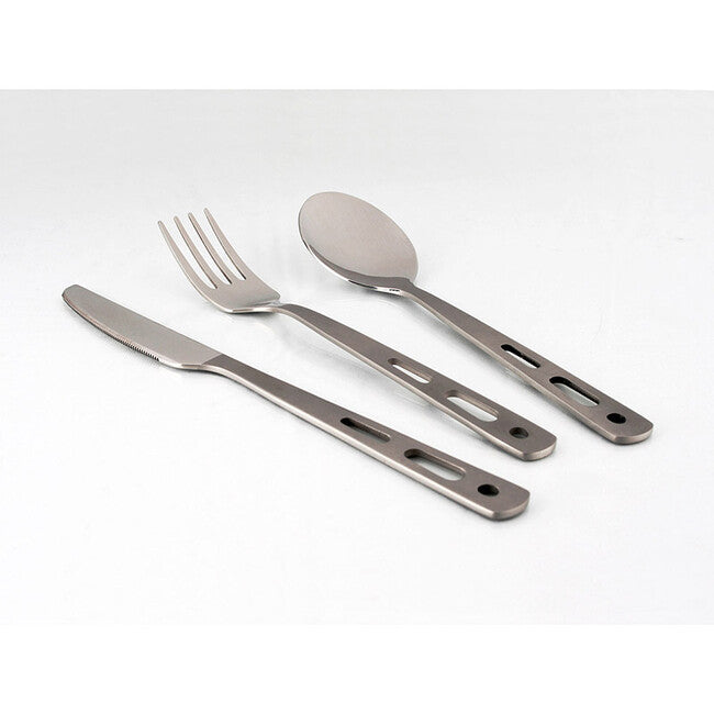 Lifeventure Knife Fork Spoon Set - Basic potovalni pribor